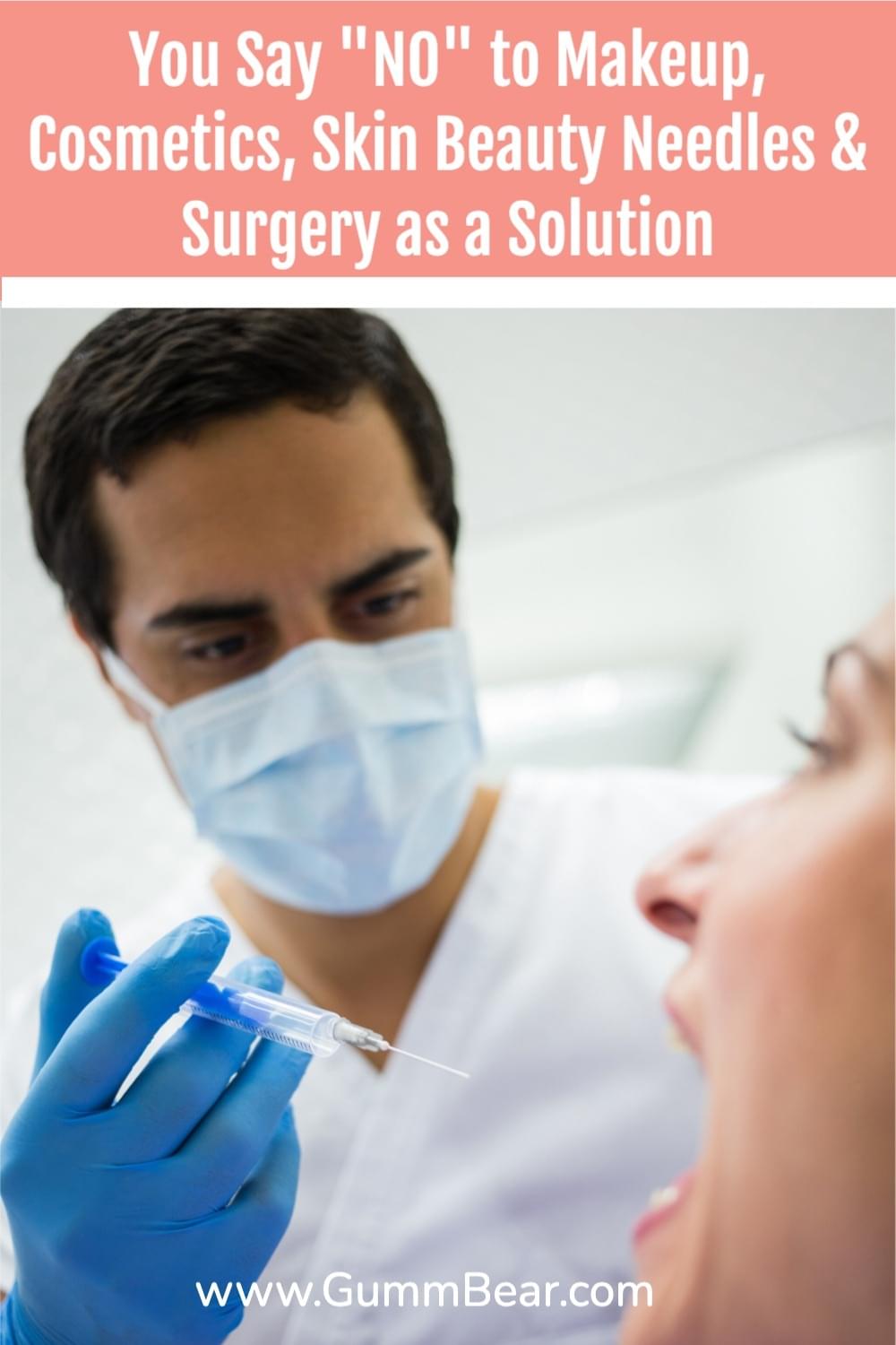 GummBear Advanced Hair Skin And Nails Gummies - You Say NO To Makeup, Cosmetics, Skin-Beauty-Needles And Surgery As A Solution